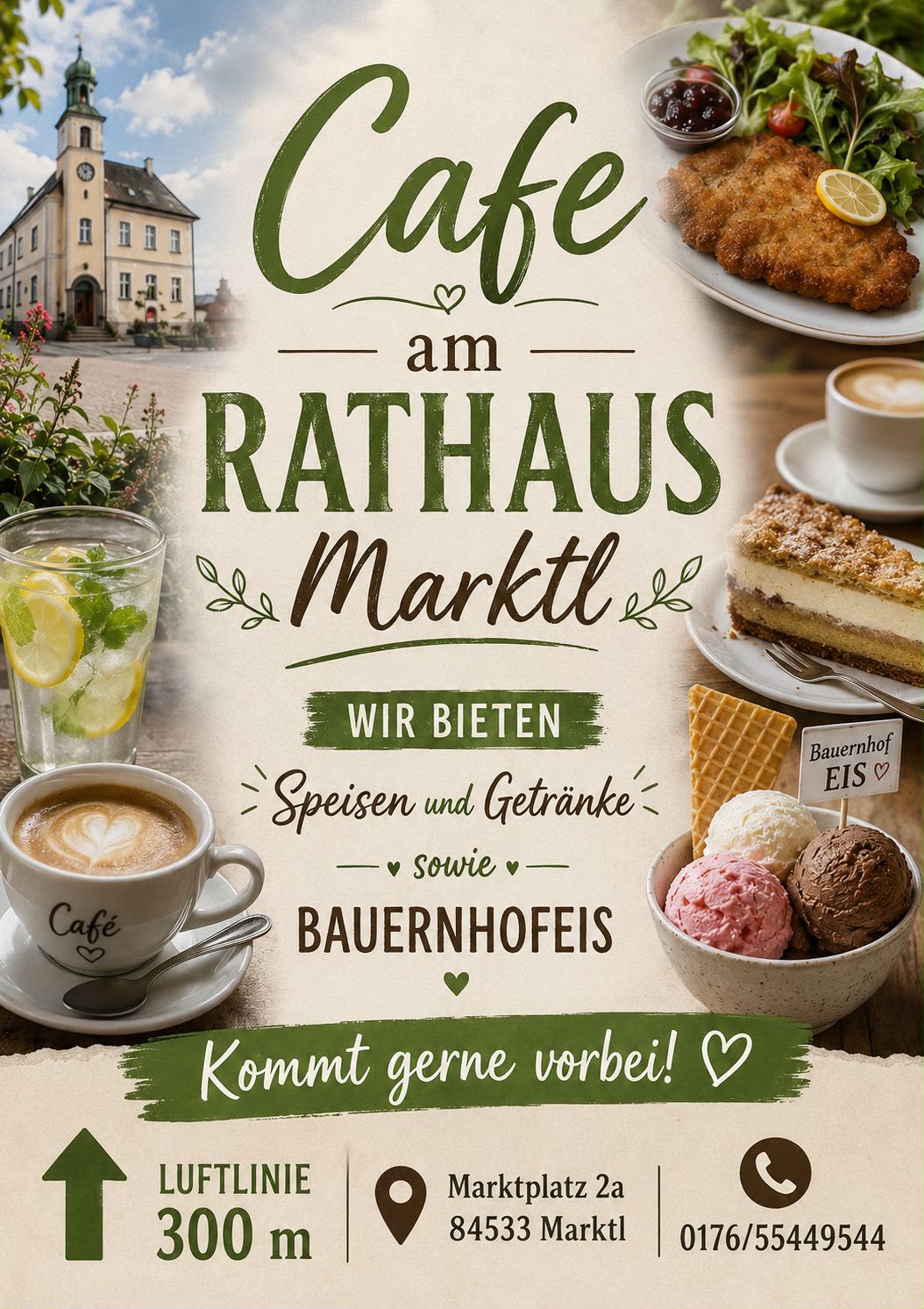 Willkommen im Cafe am Rathaus Marktl